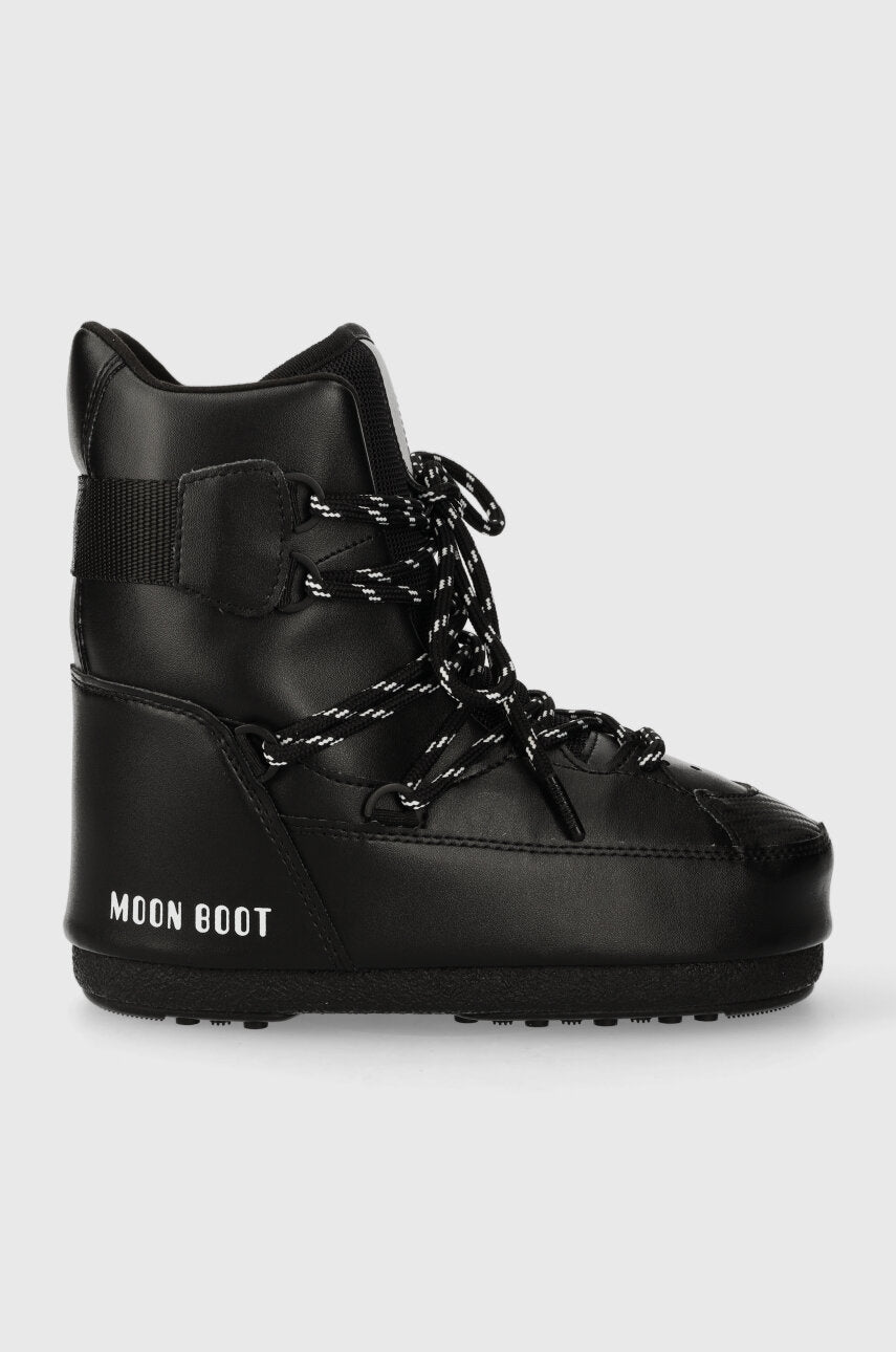 Snežke Moon Boot SNEAKER MID črna barva, 14028200.001