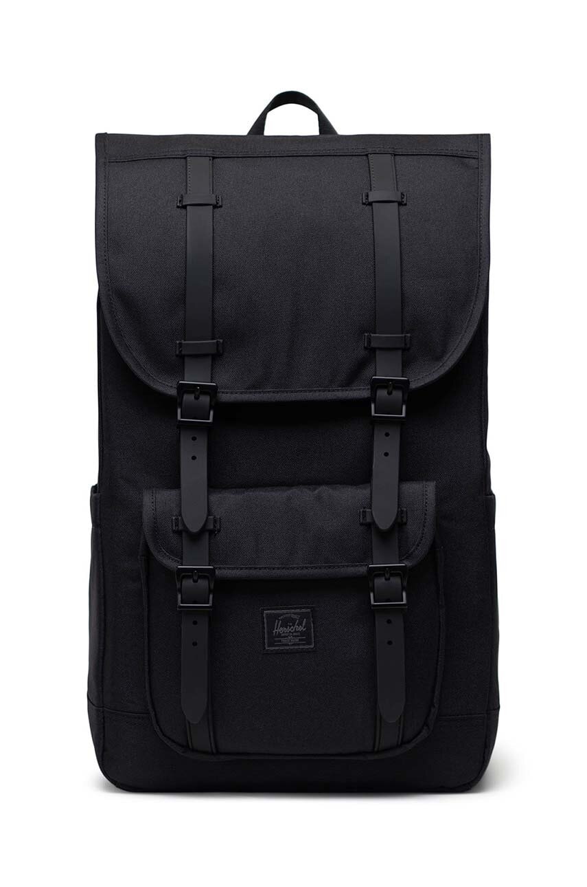 Ruksak Herschel 11390-05881-OS Little America™ Backpack boja: crna, veliki, bez uzorka