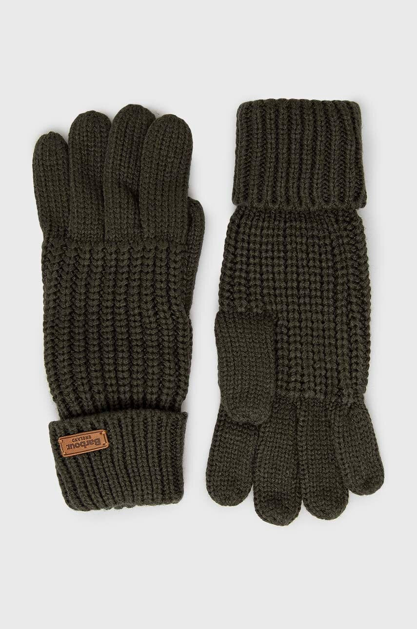 Rukavice Barbour Saltburn za žene, boja: zelena