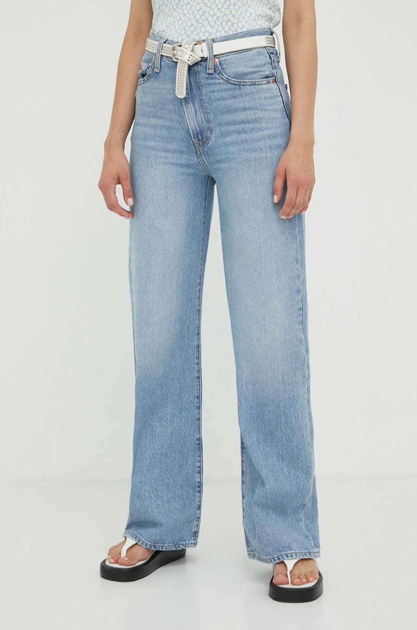 Kavbojke Levi's RIBCAGE WIDE LEG H223 ženske