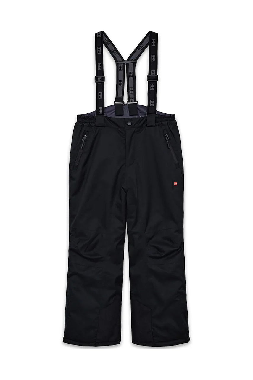 Otroške smučarske hlače Lego črna barva