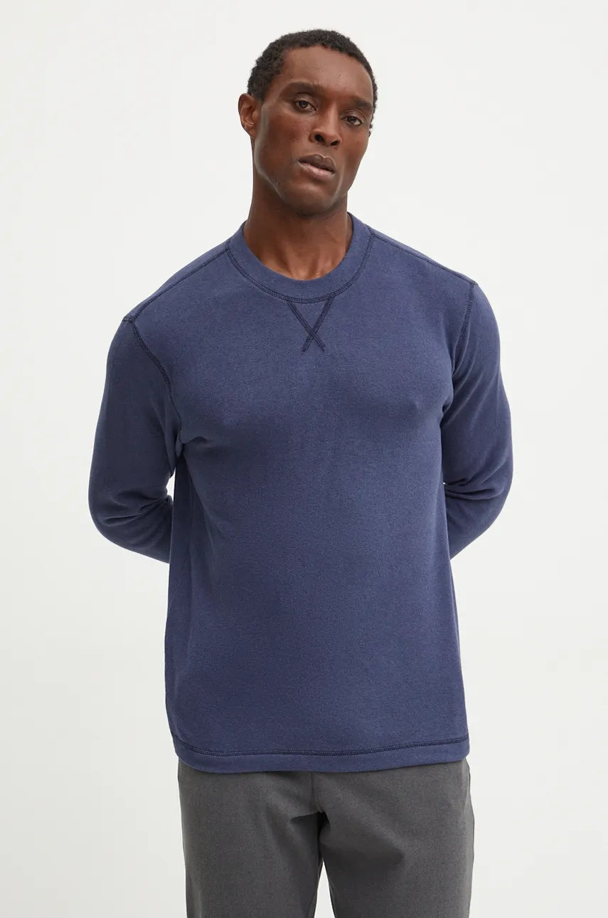 Pulover za spanje United Colors of Benetton mošk, mornarsko modra barva, 3Q414M01T