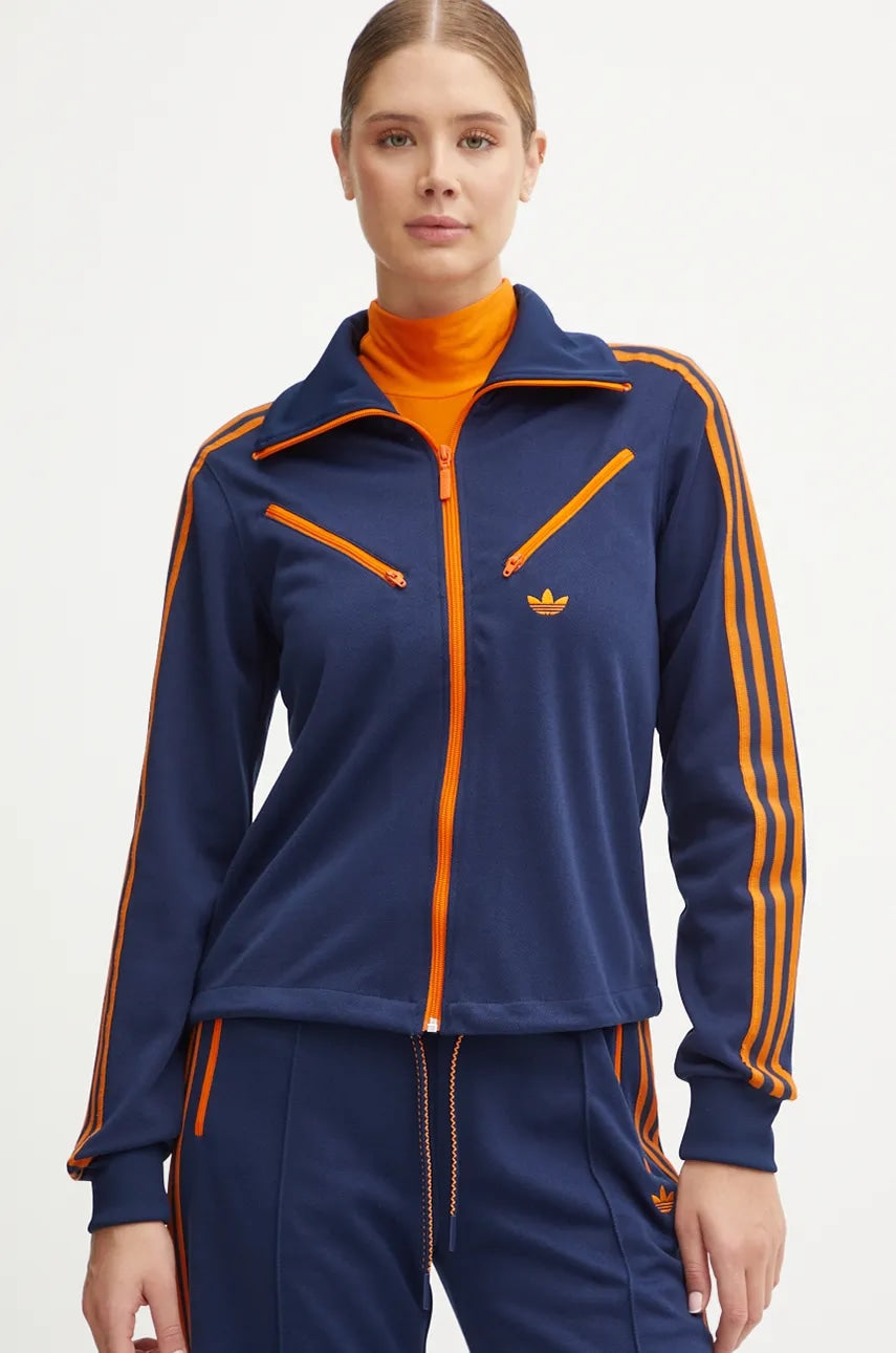Dukserica adidas Originals Montreal Tracktop za žene, boja: tamno plava, s aplikacijom, JL9630