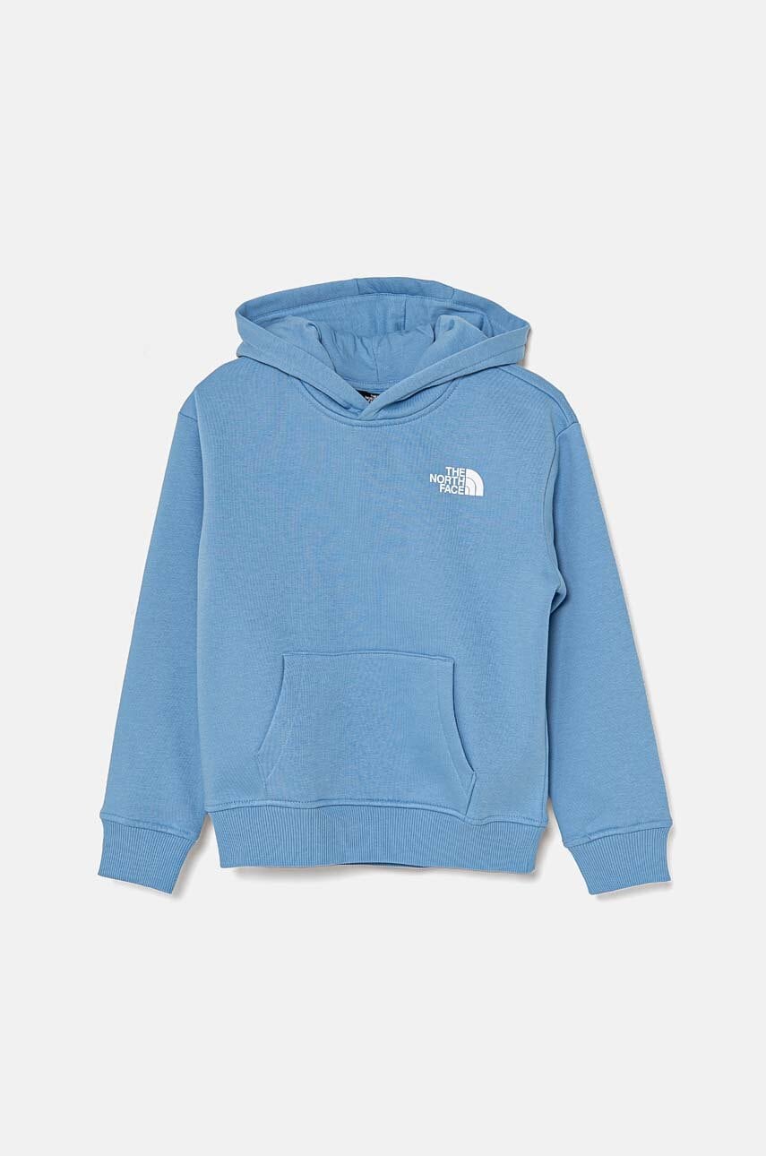Otroški pulover The North Face VERTICAL GRAPHIC OVERSIZED HOODIE s kapuco, NF0A89HD3O41