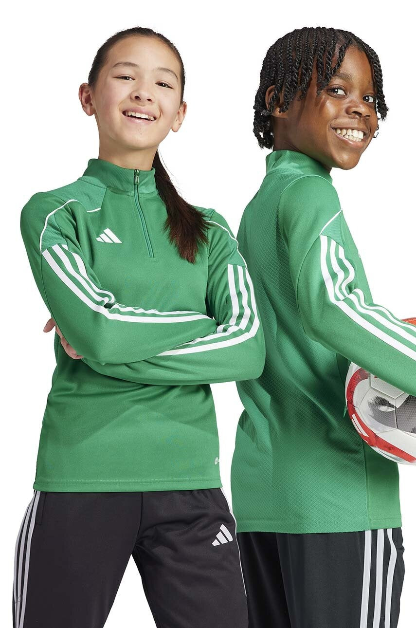 Otroški pulover adidas Performance TIRO23L TR TOPY zelena barva, IB8473