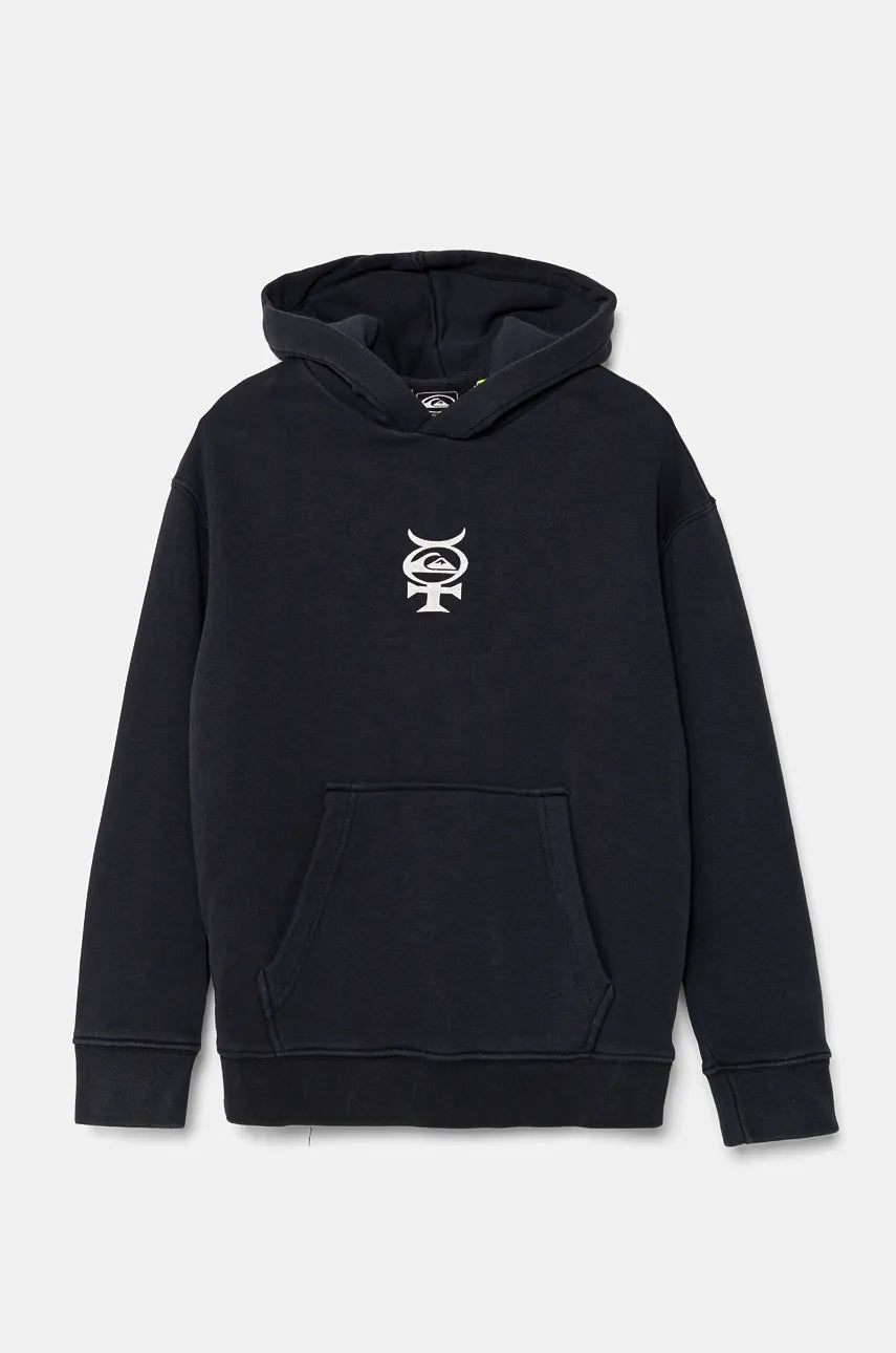 Dječja dukserica Quiksilver MERCURY HOODIE boja: tamno plava, s kapuljačom, s tiskom, AQBFT03112