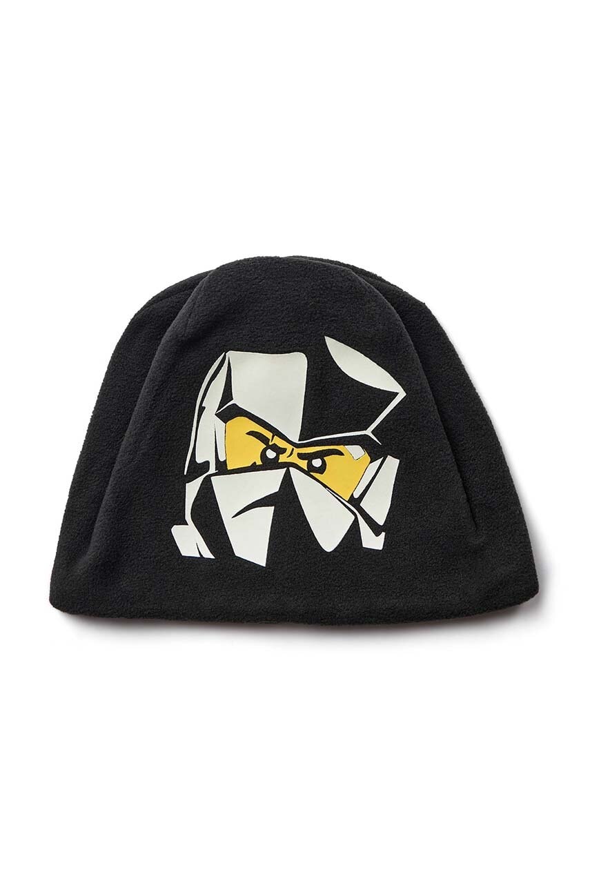 Dječja kapa Lego LWARIS 607 boja: crna, od tanke pletenine, 11010804