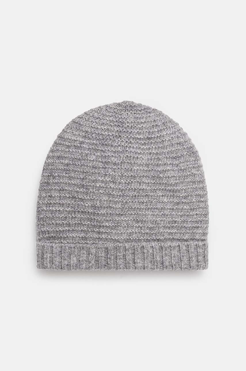 Dječja kapa sa šiltom United Colors of Benetton boja: siva, od tanke pletenine, 1244GA004
