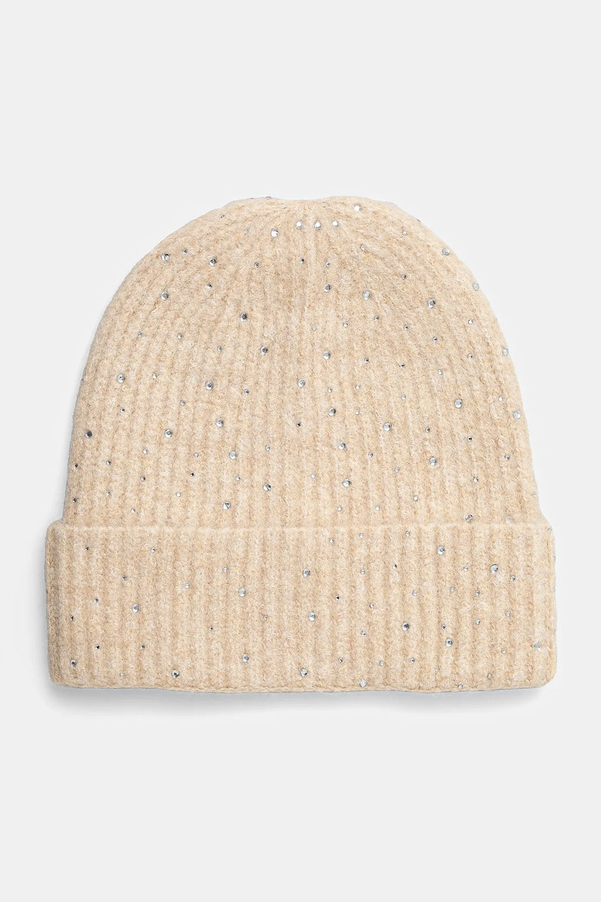 Kapa s dodatkom vune United Colors of Benetton boja: bež, od tanke pletenine, 60CWDA011