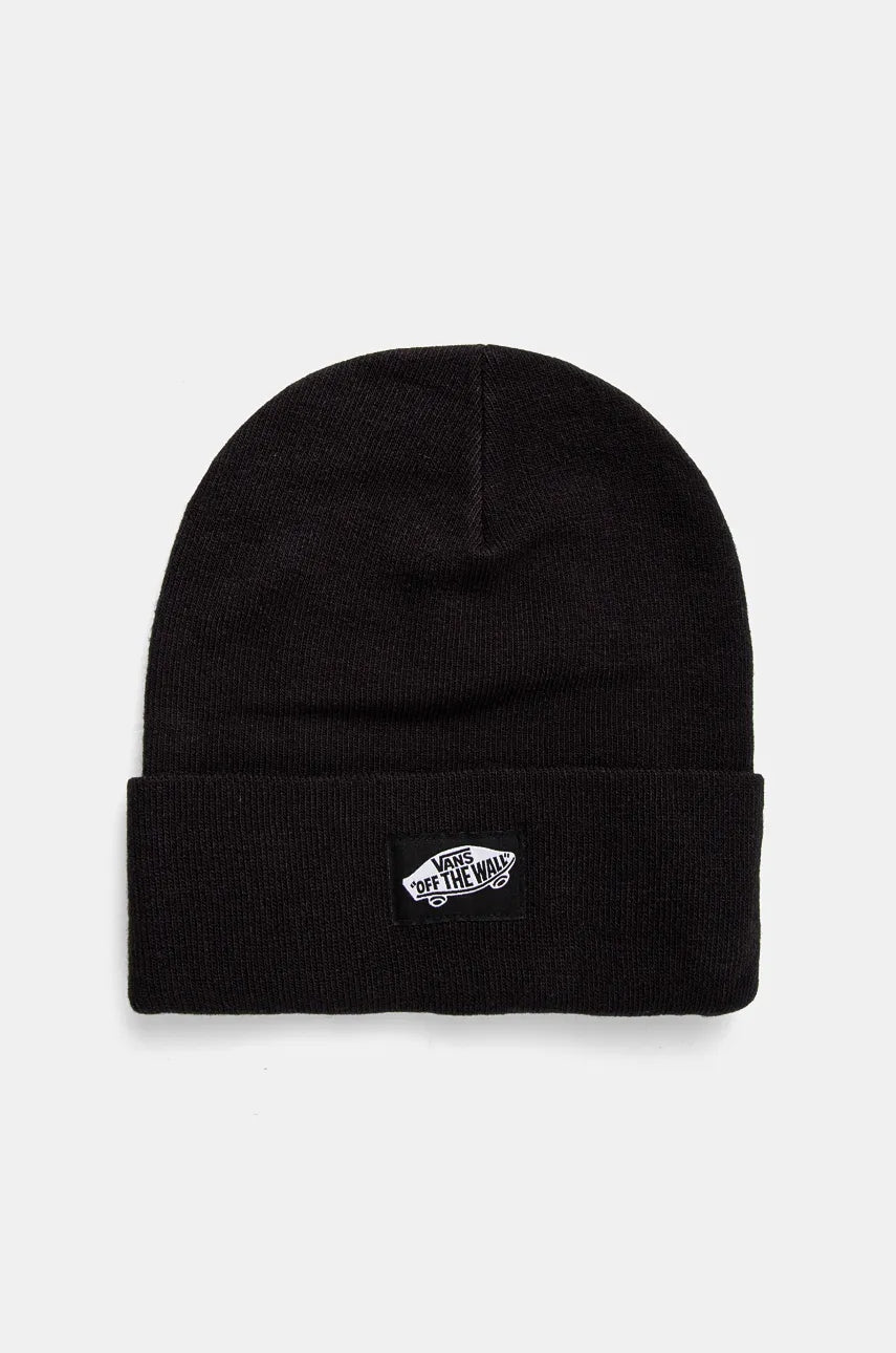 Kapa Vans boja: crna, od tanke pletenine, VN000JTRBLK1