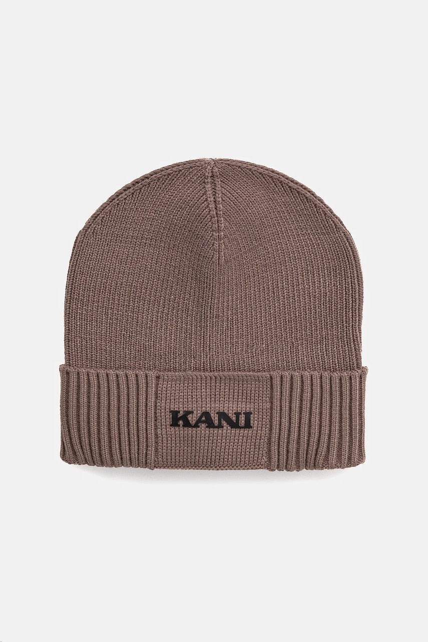 Kapa Karl Kani boja: smeđa, od tanke pletenine, 70200012