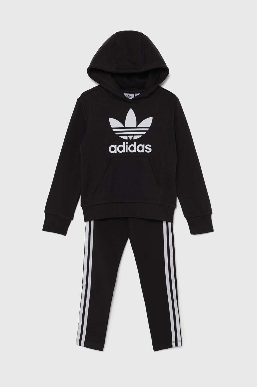 Dječji komplet adidas Originals HOODIE LEG SET boja: crna, IY2439