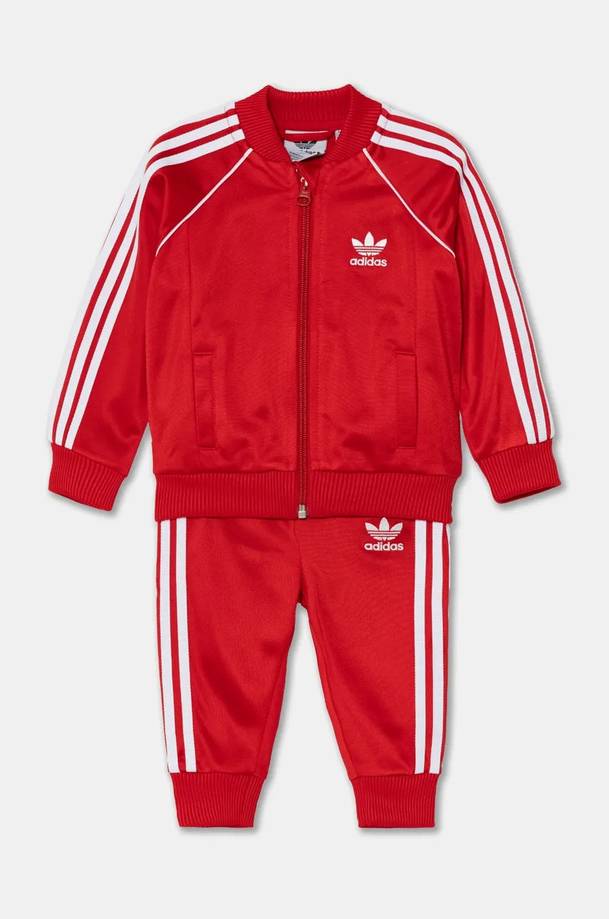 Dječja trenirka adidas Originals SST TRACKSUIT boja: crvena, IX7623