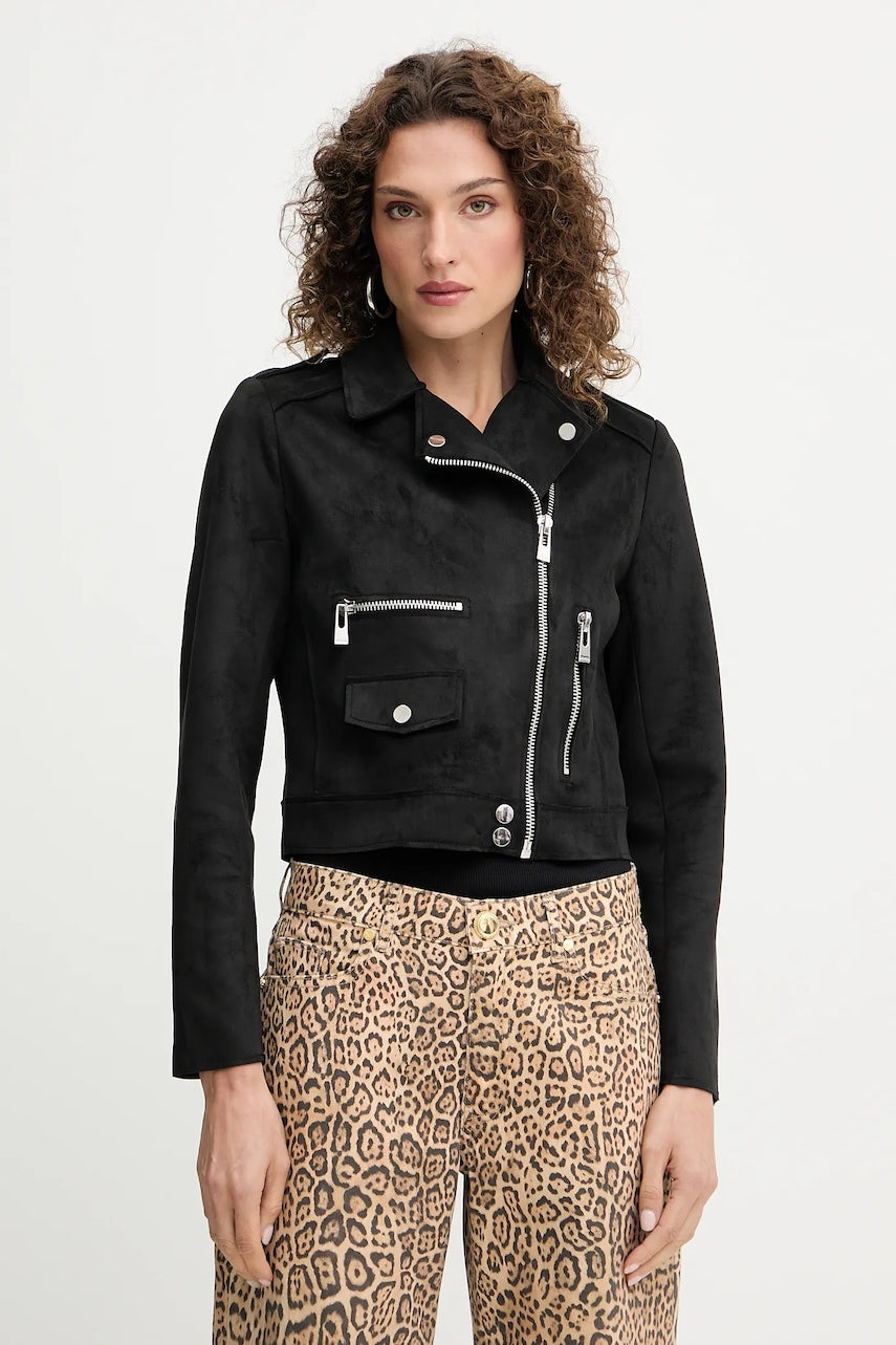 Biker jakna Morgan GOUSMI črna barva, GOUSMI