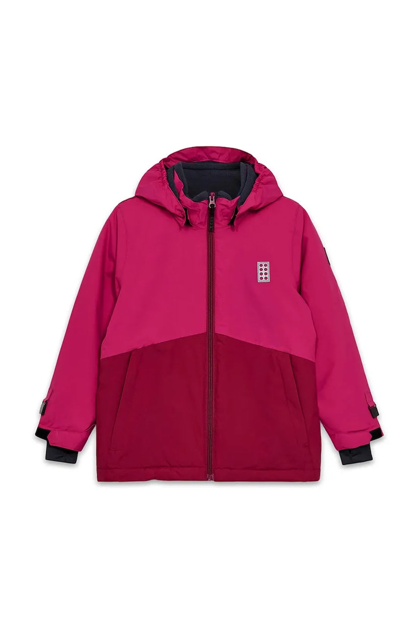 Otroška smučarska jakna Lego LWJAD 703 roza barva, 11010821