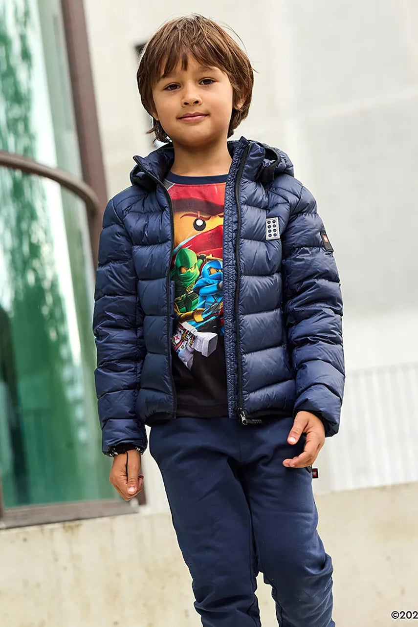 Dječja pernata jakna Lego LWJESTED 600 boja: tamno plava, 11010567