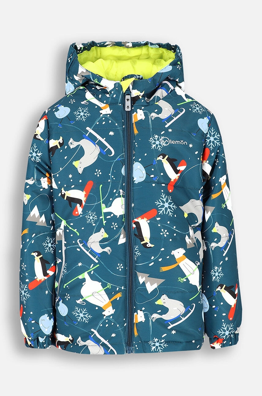 Dječja skijaška jakna Lemon Explore boja: tamno plava, OUTERWEAR SNOW&SKI BOY