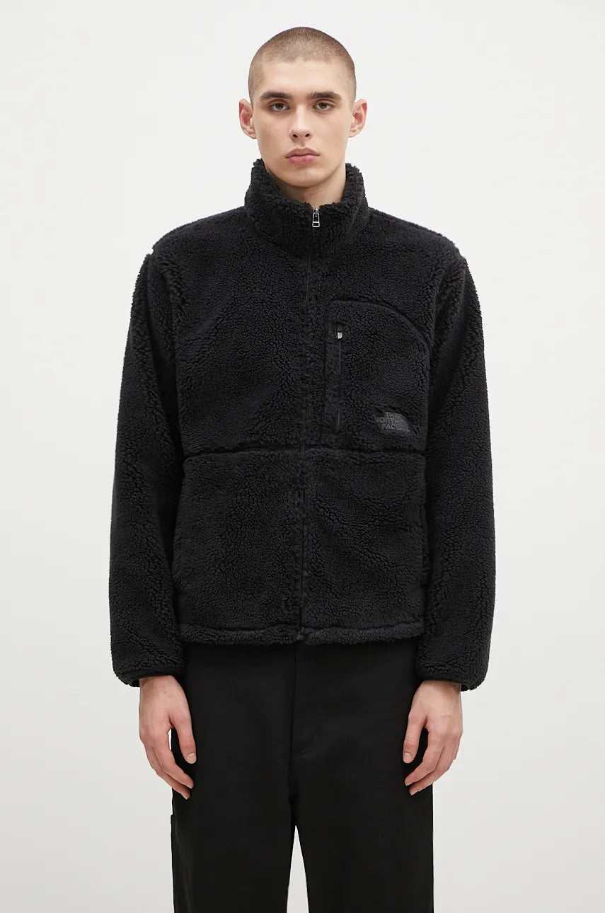 Jakna The North Face Extreme Pile 2 Fz Jacket moška, črna barva, NF0A88Y5JK31