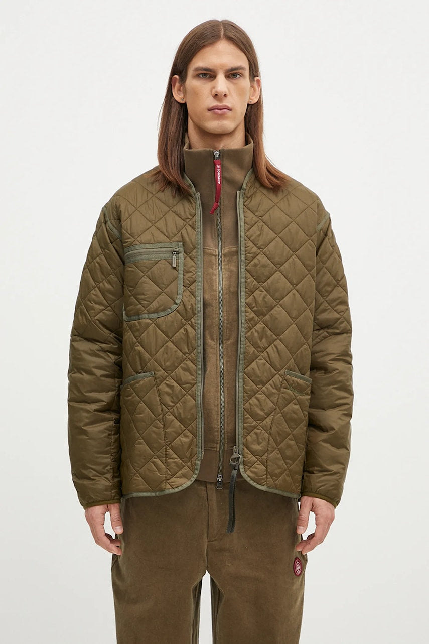 Jakna Barbour Liddesdale Liner Quilted Jacket moška, zelena barva, MQU1788