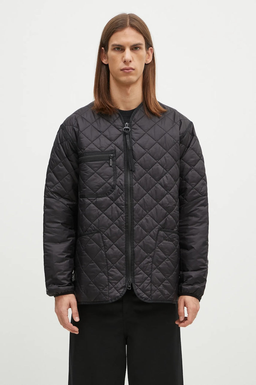 Jakna Barbour Liddesdale Liner Quilted Jacket moška, črna barva, MQU1788