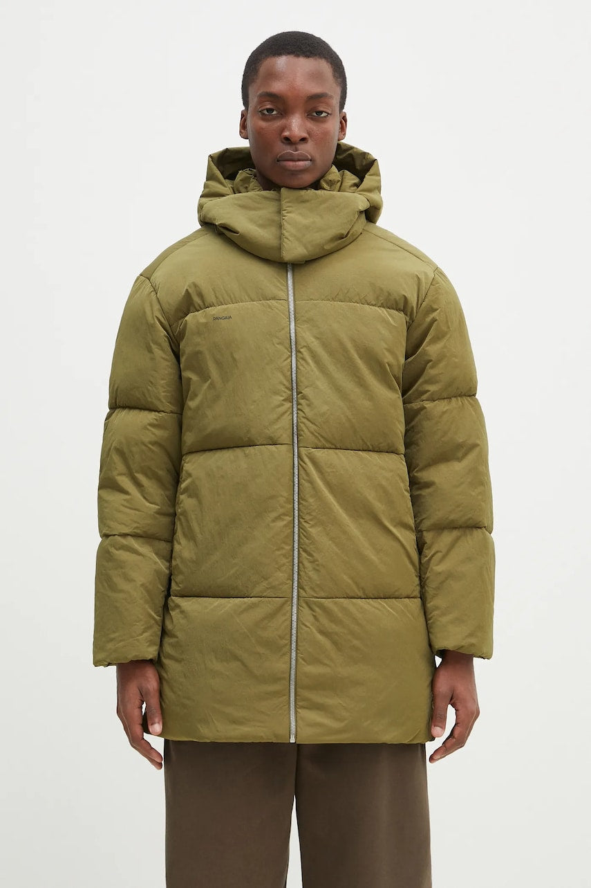 Jakna Pangaia boja: zelena, za zimu, 10002257