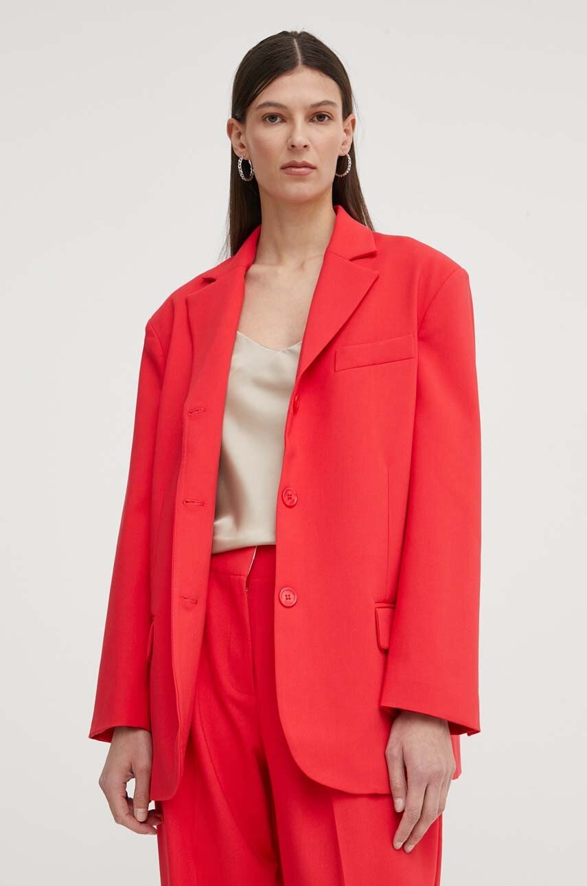 Sako 2NDDAY 2ND Harry - Attired Suiting boja: crvena, jednoredno zakopčavanje, bez uzorka, 2244115119