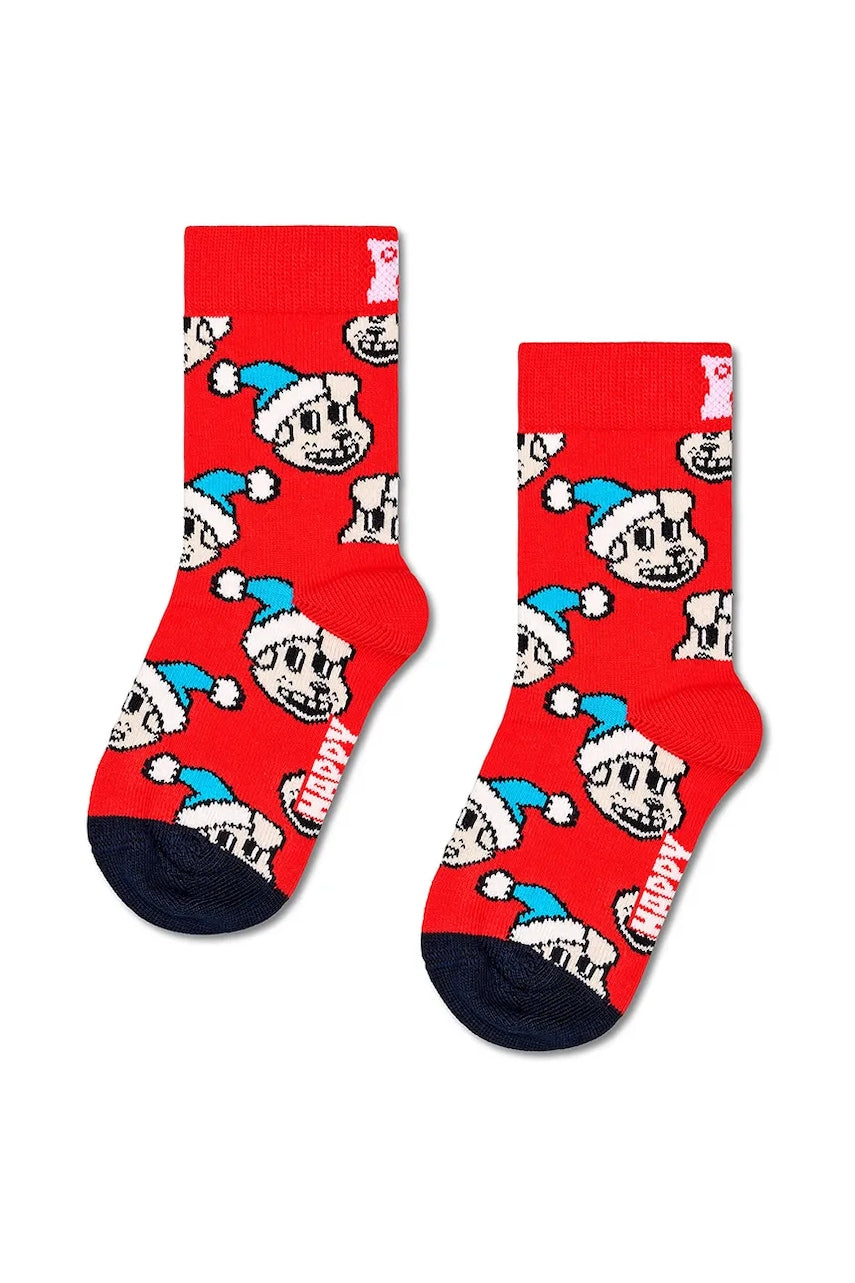 Otroške nogavice Happy Socks Kids Holiday Doggo Sock oranžna barva, P001691