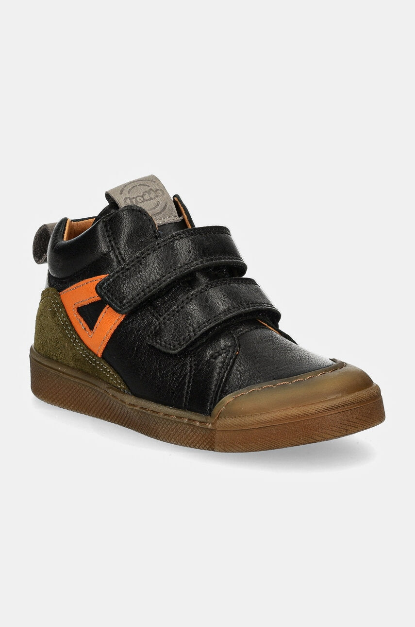 Dječje kožne cipele Froddo ROSARIO HIGH-TOP boja: crna, G2110134