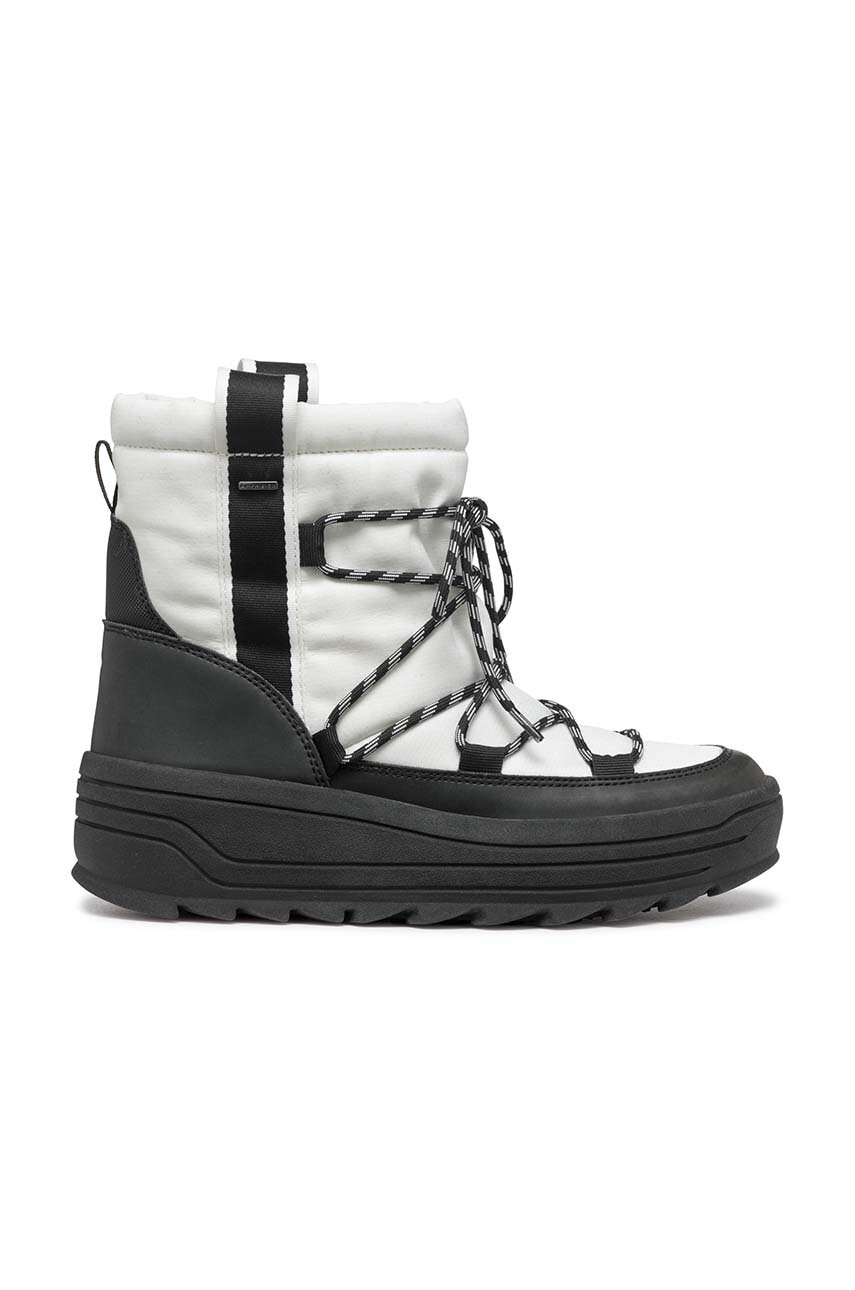 Čizme za snijeg Geox D MILLEINY B ABX boja: bijela, s platformom, s toplom podstavom, D46WNA 0FUME C0404