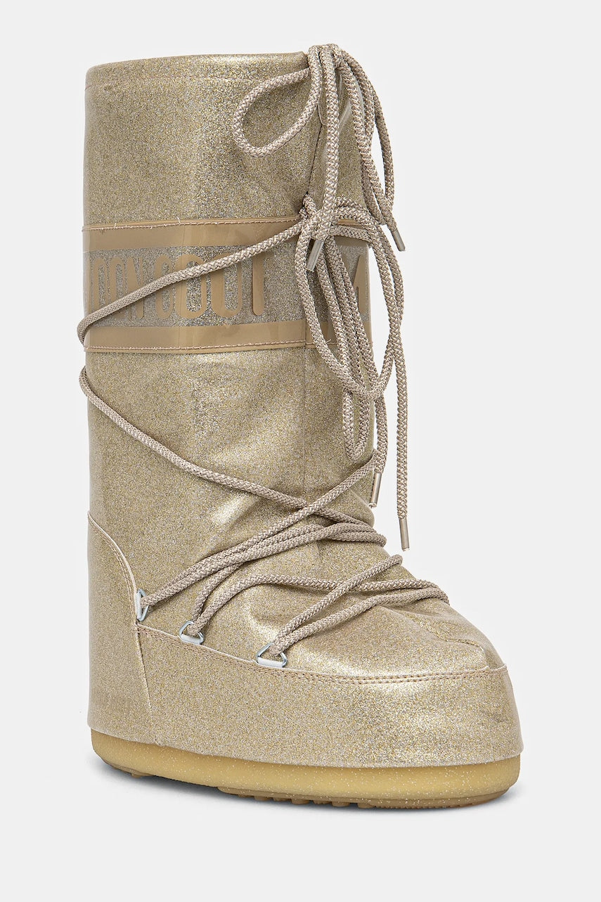 Čizme za snijeg Moon Boot MB ICON GLITTER boja: zlatna, 80D1402850 B002