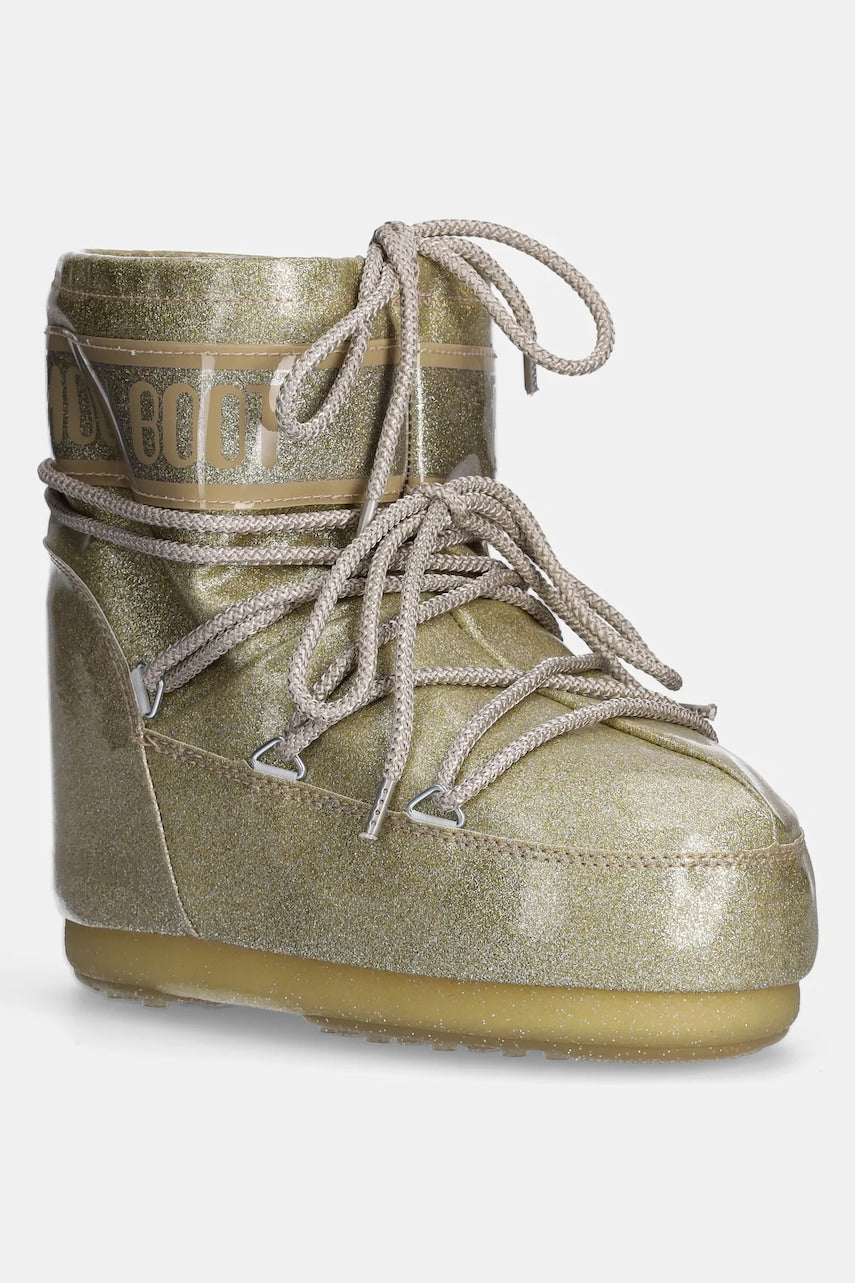 Snežke Moon Boot Icon Low Glitter zlata barva, 80D1409440-B002