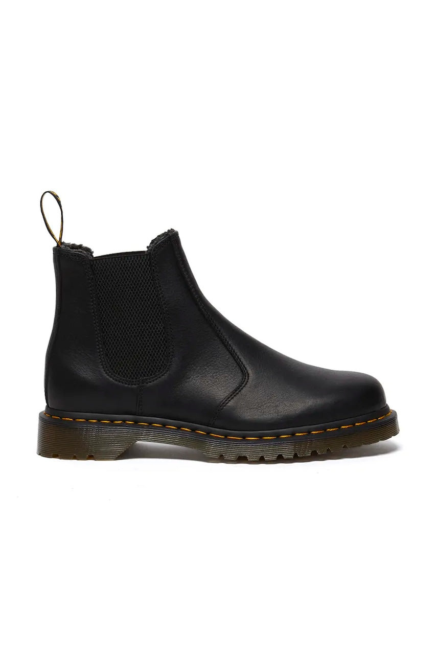 Gležnjače Dr. Martens 2976 WL boja: crna, ravni potplat, s toplom podstavom, DM31874001