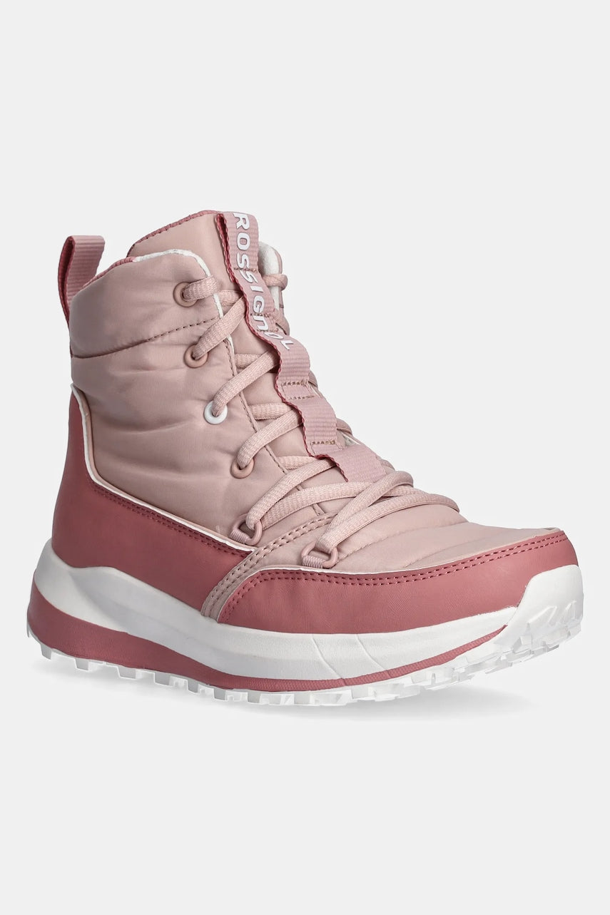 Cipele Rossignol ROSSI PODIUM boja: ružičasta, ravni potplat, s toplom podstavom, RNNW070