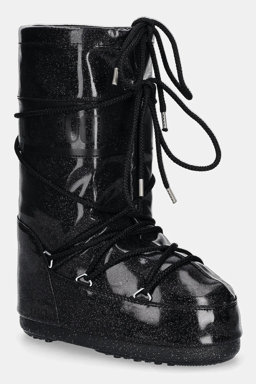 Dječje cipele za snijeg Moon Boot ICON GLITTER boja: crna, 80D1402850