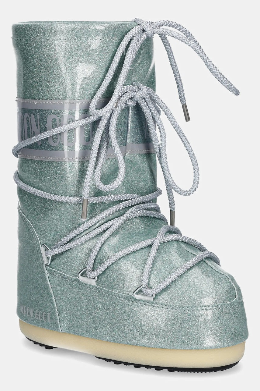 Dječje cipele za snijeg Moon Boot ICON JR GLITTER boja: tirkizna, 80D3400290
