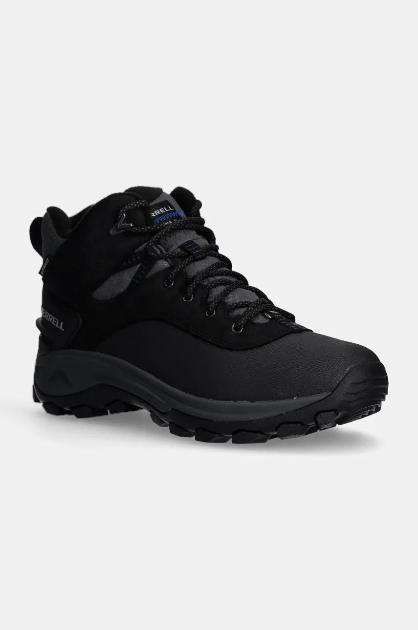 Cipele Merrell Thermo Kiruna 2 Mid Waterproof za muškarce, boja: crna, s toplom podstavom, J037239