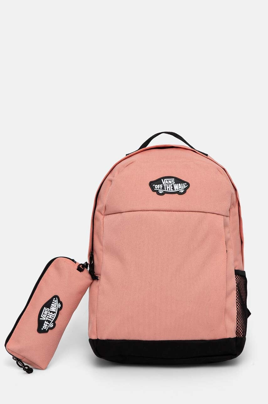 Otroški nahrbtnik Vans VANS SKOOL BACKPACK roza barva, VN0A5FOKD471