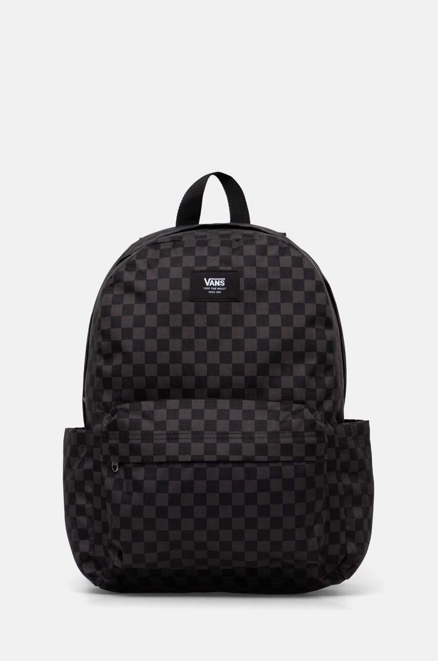 Otroški nahrbtnik Vans Old Skool Grom Check Backpack črna barva, VN000J3KBA51