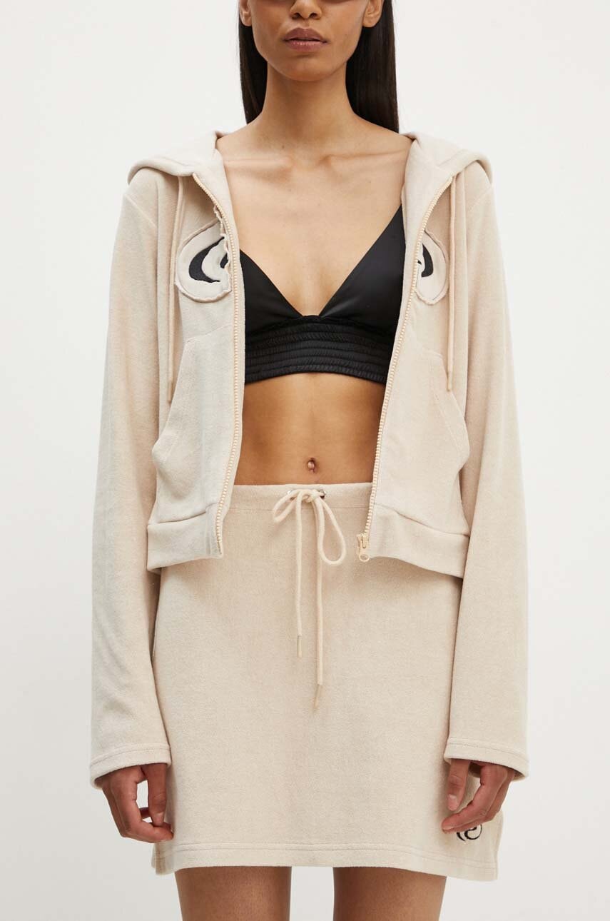 Bombažno krilo Résumé BoraRS Skirt bež barva, 221431164