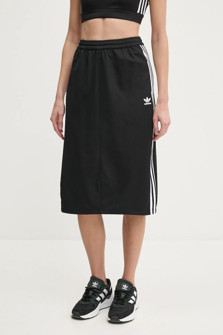 Krilo adidas Originals Adicolor Classic 3S Skirt črna barva, IW8461