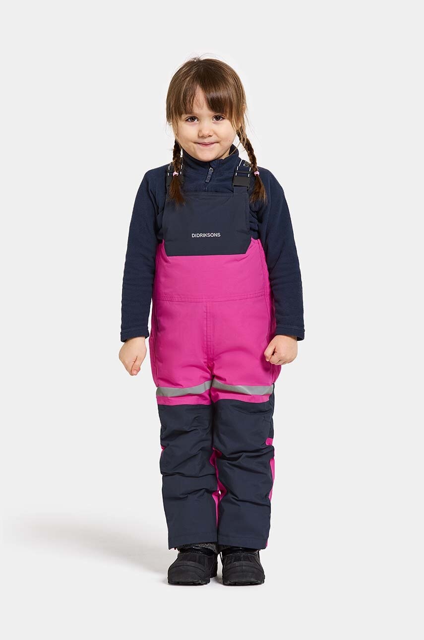 Dječje skijaške hlače Didriksons BJÄRVEN K BIB PANT boja: ružičasta, 505430