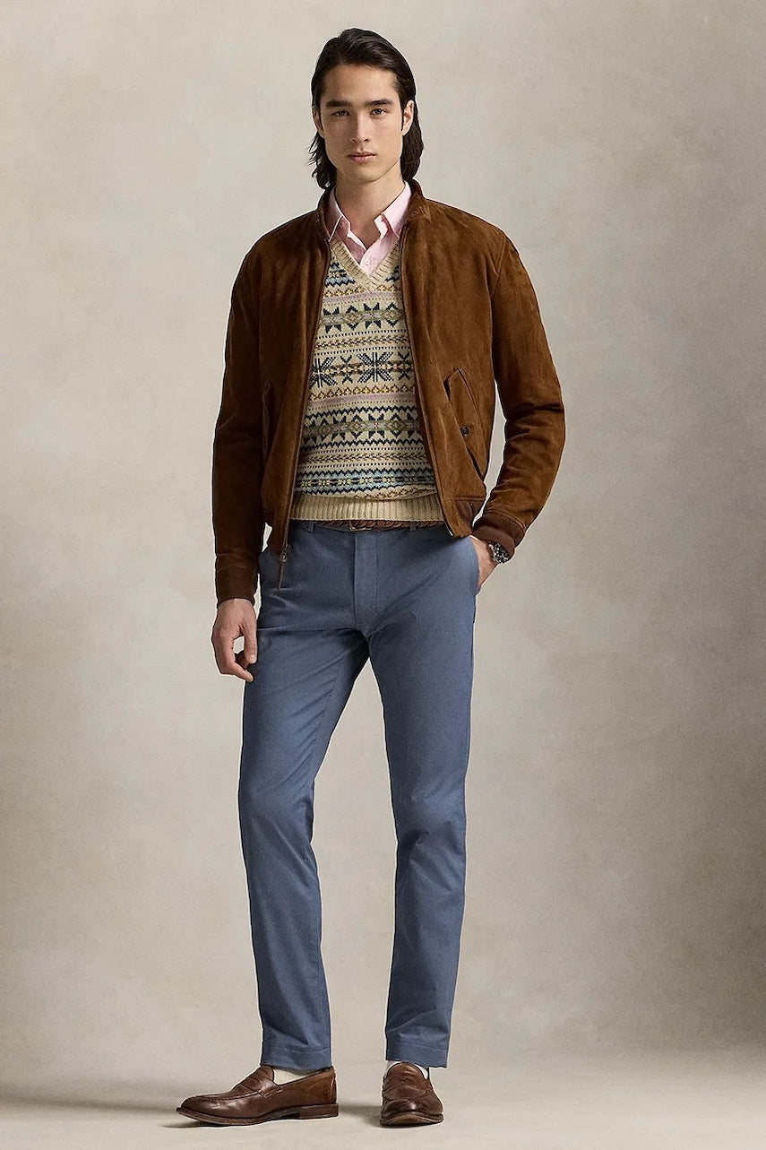 Hlače Polo Ralph Lauren Slim Fit HDN Pant boja: zelena, uski kroj, 710856719