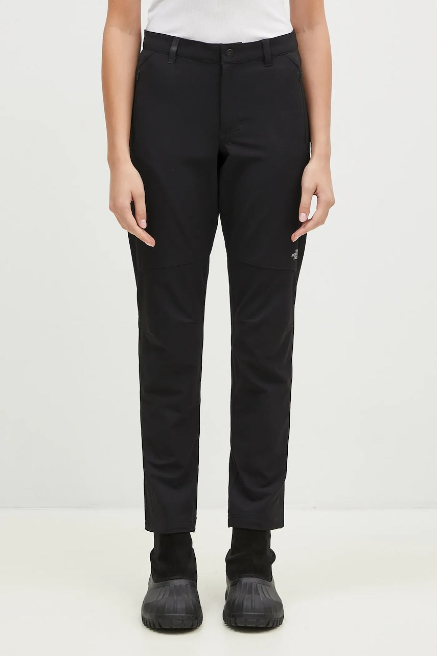 Hlače The North Face Quest Softshell Pant črna barva, NF0A4M774H01