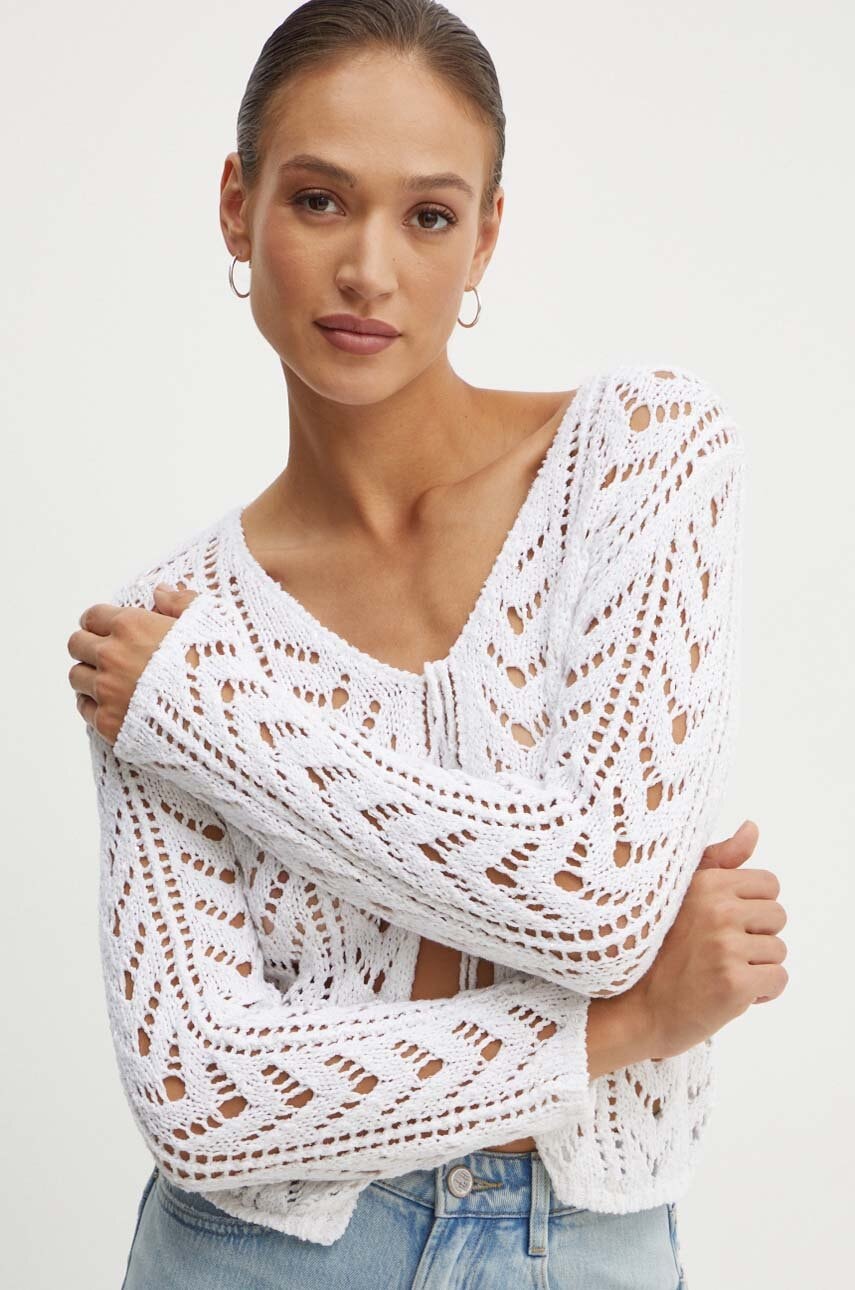 Kardigan Miss Sixty 6L2RJ0320000 RJ0320  KNIT CARDIGAN za žene, boja: bijela, 6L2RJ0320000