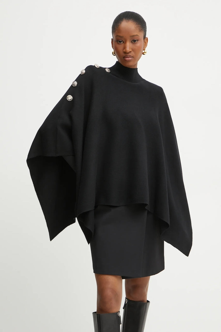 Pončo Morgan 5ROUE boja: crna, tople