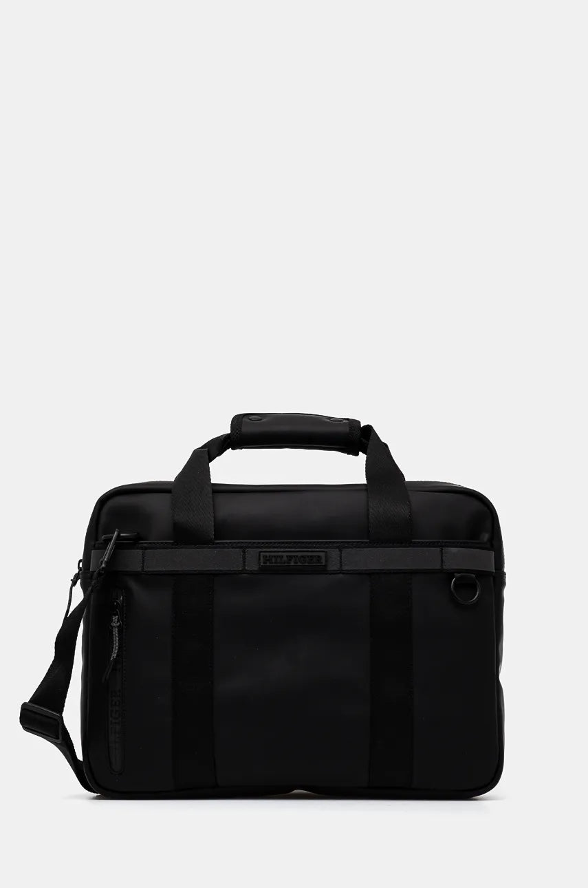 Torba za laptop Tommy Hilfiger boja: crna, AM0AM12745