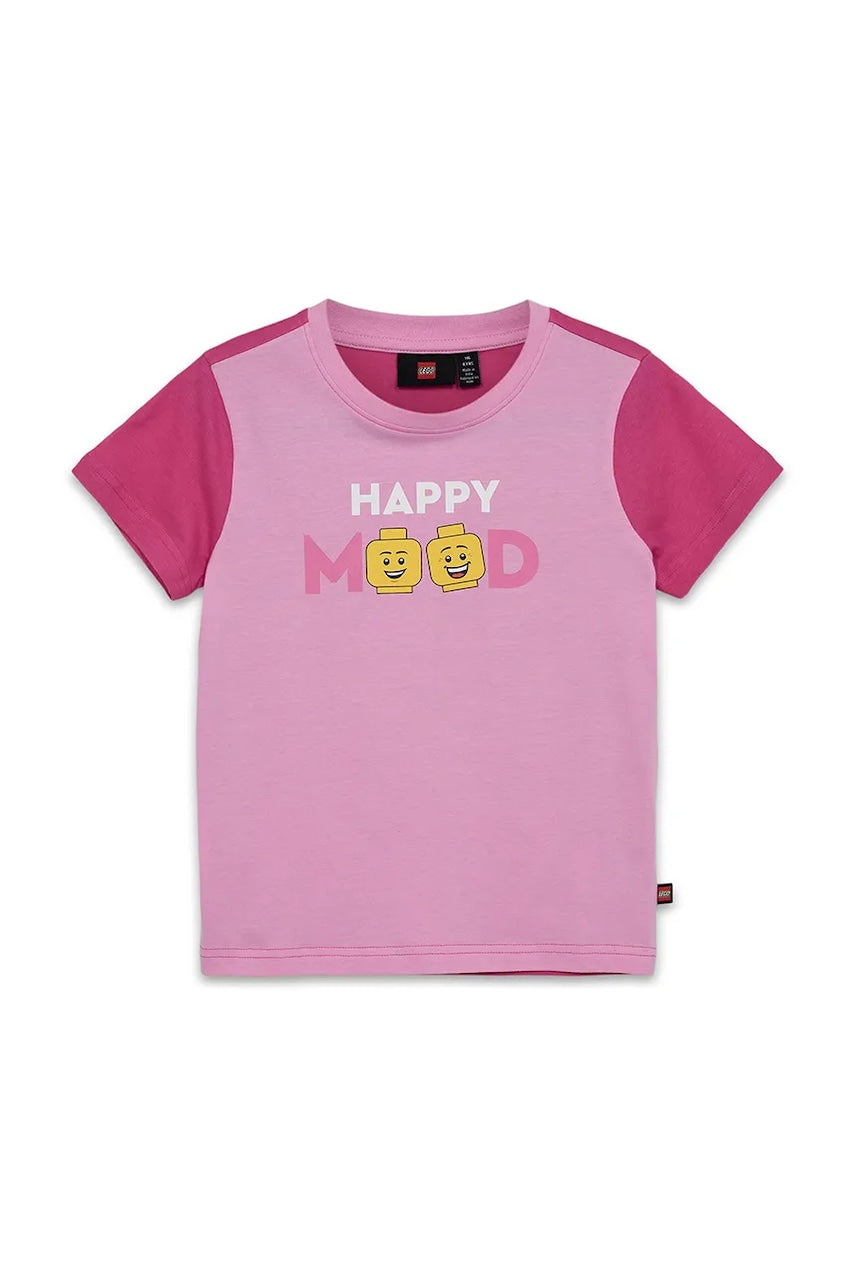 Dječja pamučna majica kratkih rukava Lego LWTANO 628 boja: ružičasta, 12011336