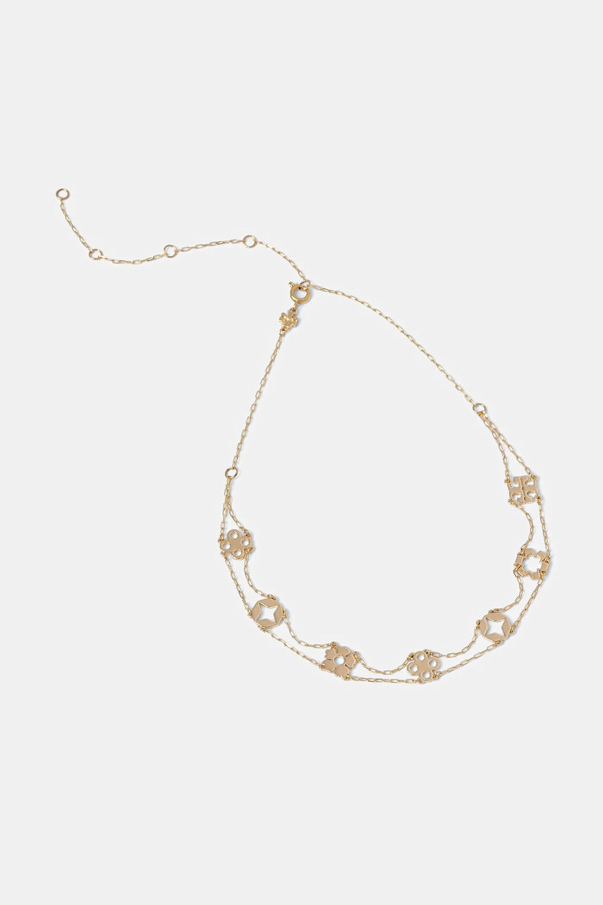 Pozlačena ogrlica Tory Burch Choker Necklace 171113-720