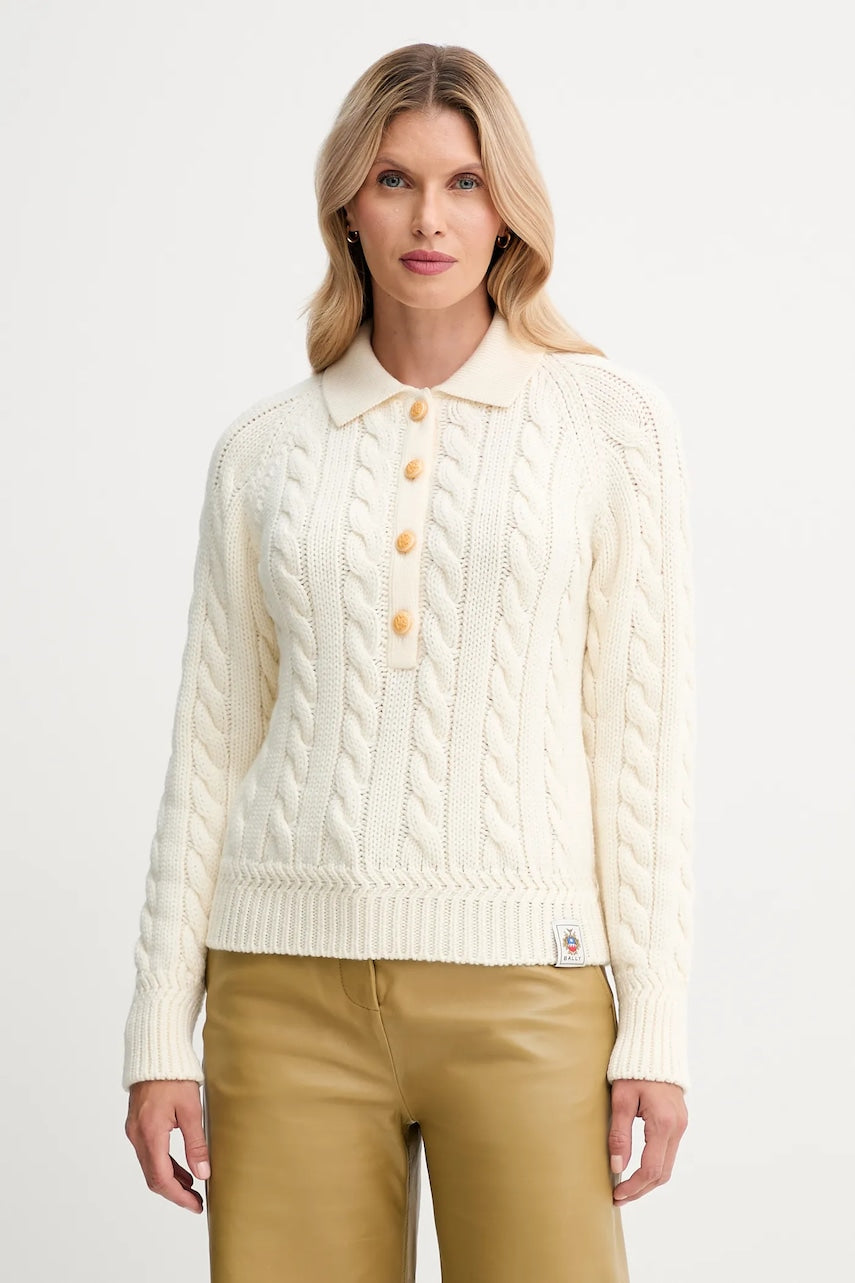 Vuneni pulover Bally boja: bež, tople, WKN0BG