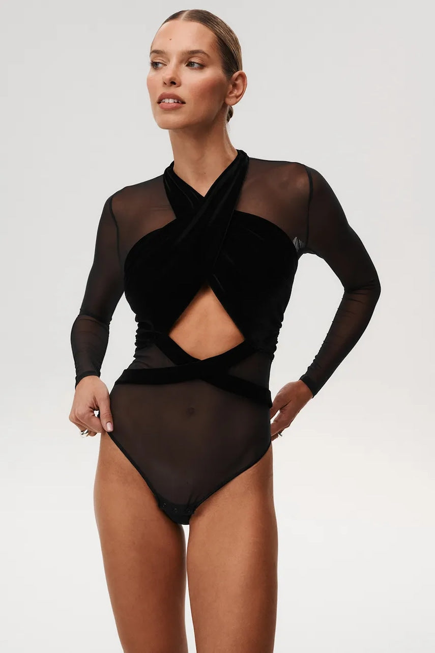 Bodi Undress Code boja: crna, bez uzorka, 814